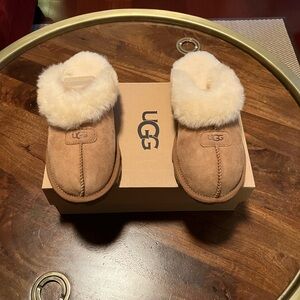 UGG Slippers Women’s 8 Coquette Sheepskin Clog Fleece Lined Shoes 5125 NIB